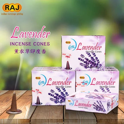 RAJ India Wasserfall Räucherkegel – Aromatischer Backflow Duft 🌿
