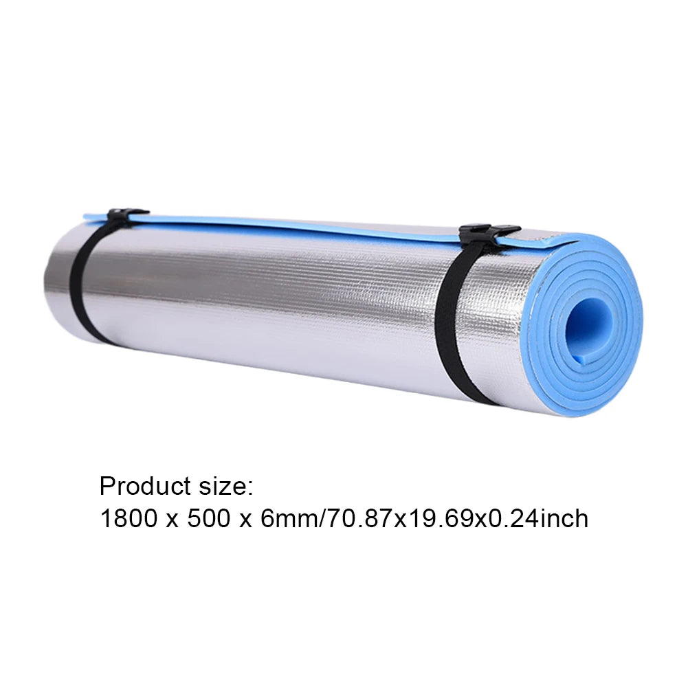 🧘‍♀️ EVA Anti-Rutsch Yoga- &amp; Fitnessmatte – Wasserdicht mit Aluminiumfolie (180×50×0,6 cm)