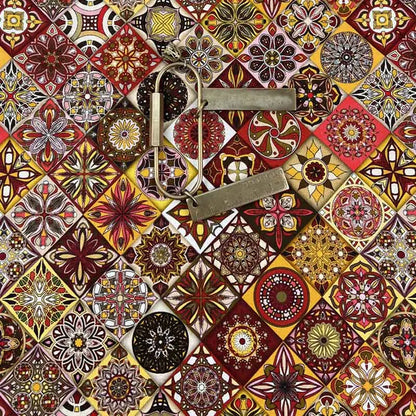 Mandala Bohemian Cotton Fabric – Premium Printed Textile