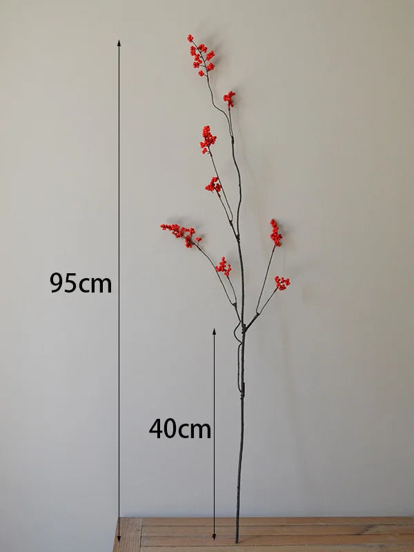 🌿 Chinesische Blumenarrangement-Zweig – Natürliche Eleganz für Zen-Dekoration