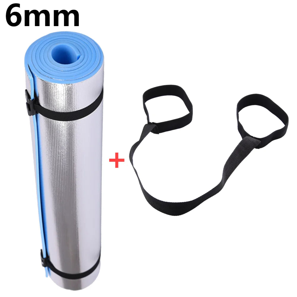 🧘‍♀️ EVA Anti-Rutsch Yoga- &amp; Fitnessmatte – Wasserdicht mit Aluminiumfolie (180×50×0,6 cm)
