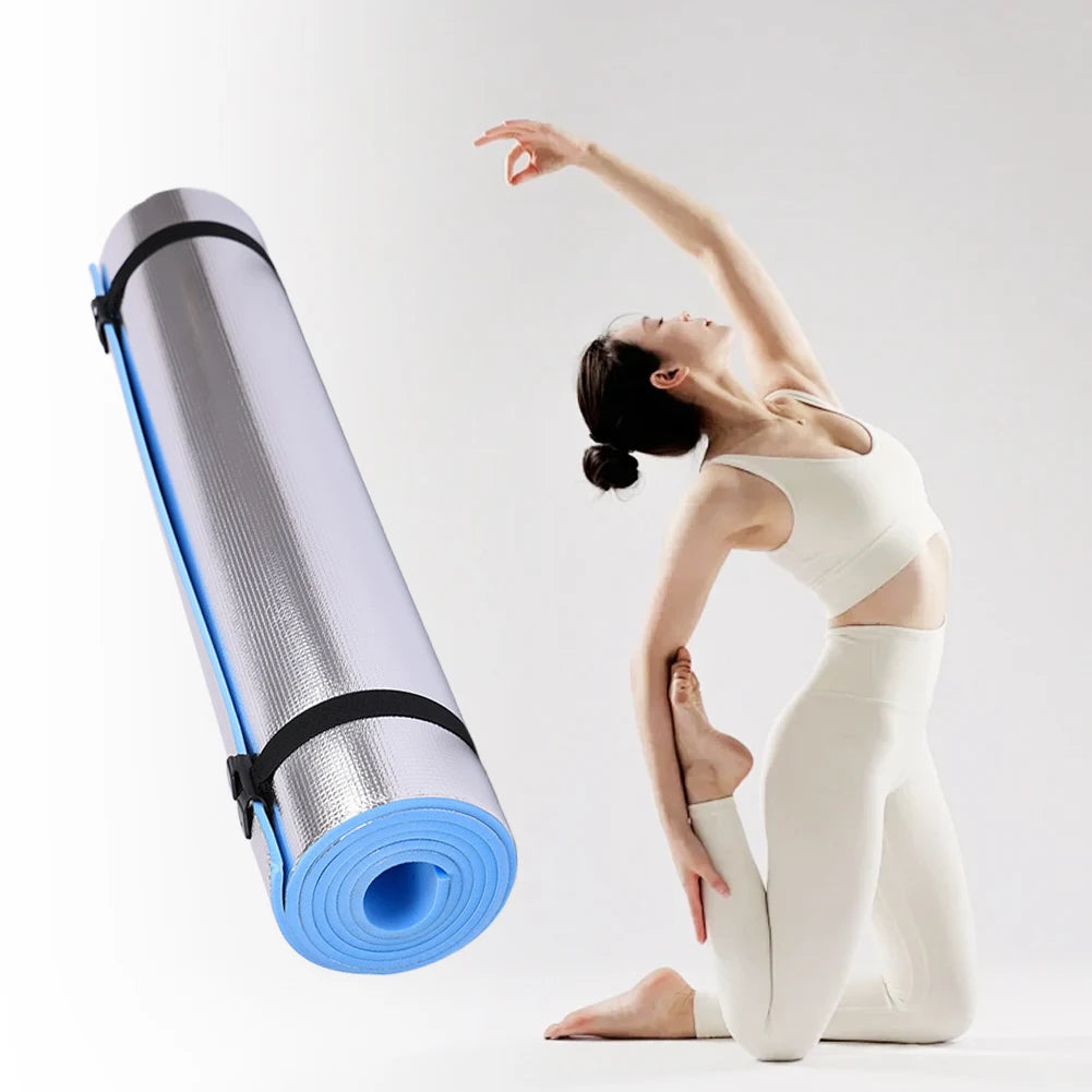 🧘‍♀️ EVA Anti-Rutsch Yoga- &amp; Fitnessmatte – Wasserdicht mit Aluminiumfolie (180×50×0,6 cm)