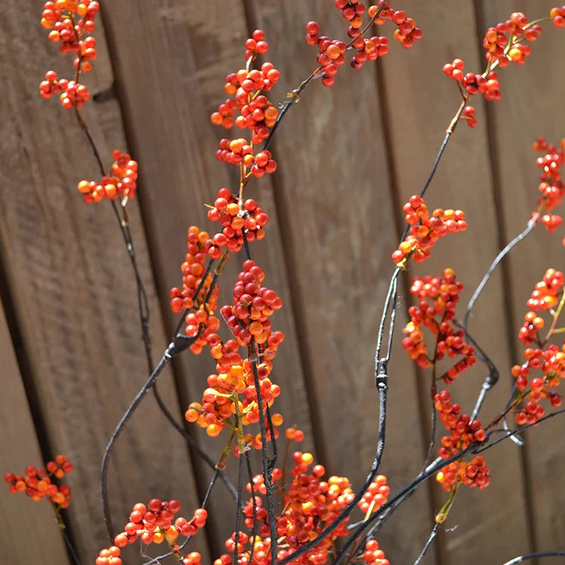 🌿 Chinesische Blumenarrangement-Zweig – Natürliche Eleganz für Zen-Dekoration