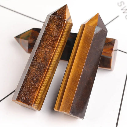 ✨ Natürlicher Kristall Obelisk-Stab – Reiki &amp; Chakra Heilstein (Verschiedene Größen &amp; Steine)