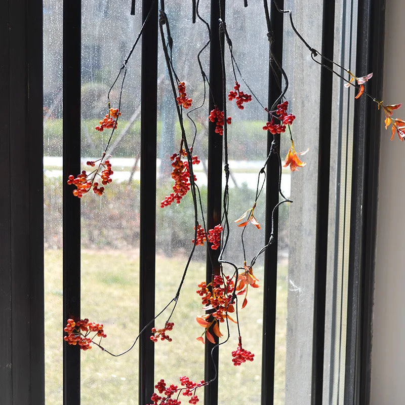 🌿 Chinesische Blumenarrangement-Zweig – Natürliche Eleganz für Zen-Dekoration