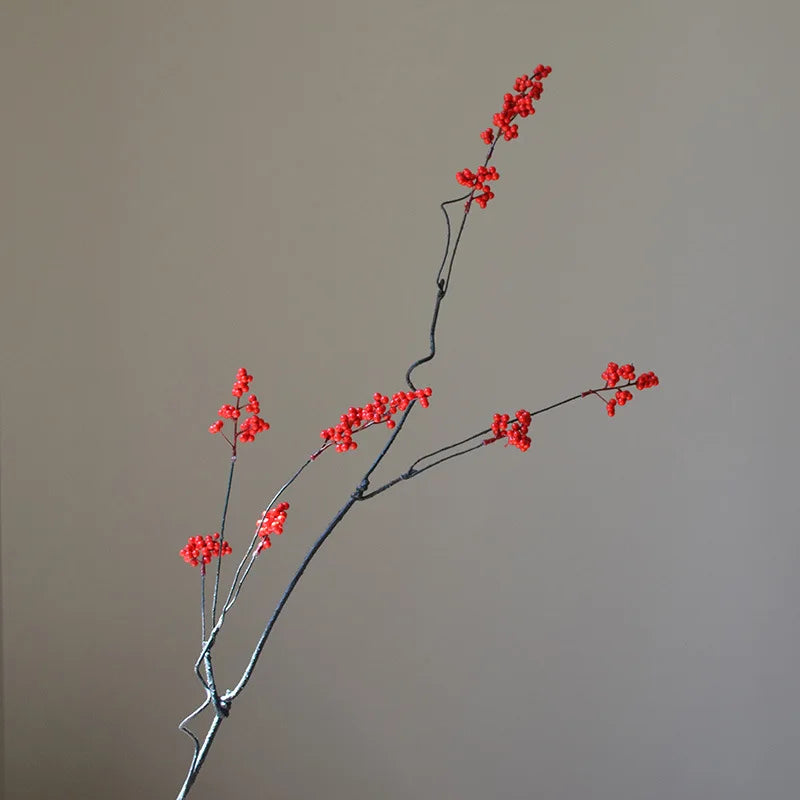 🌿 Chinesische Blumenarrangement-Zweig – Natürliche Eleganz für Zen-Dekoration