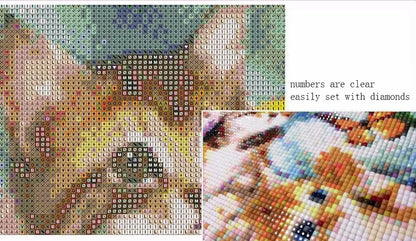 🎨 GATYZTORY Diamantmalerei – Full Drill Mosaik-Stickerei