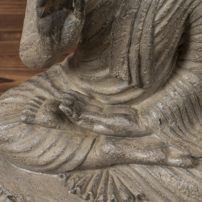RAKKS Zen Buddha Statue – Resin Dekor für Zuhause &amp; Teeraum 🧘‍♂️