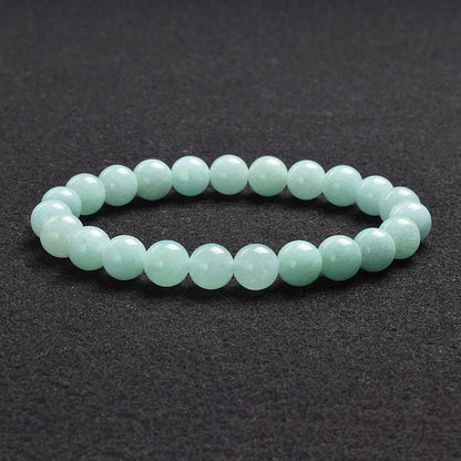 💎 Natürlicher Stein Perlen Armband – Apatit, Lapislazuli, Tigerauge &amp; Mehr (Unisex, 6–8mm Perlen)