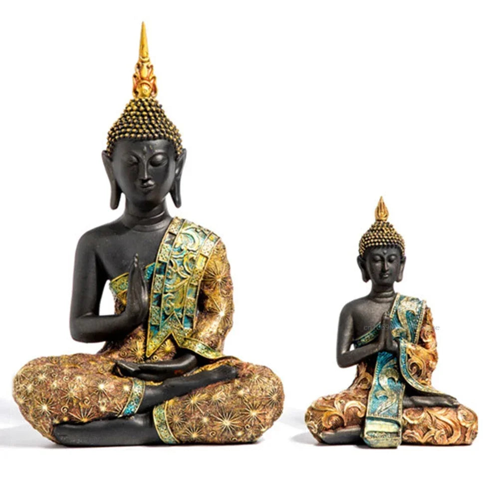 🕉️ Handgefertigte Buddha-Statue – Zen &amp; Spirituelle Wohnraumdekoration