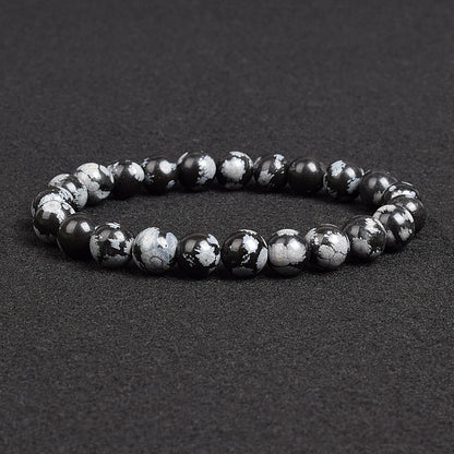 💎 Natürlicher Stein Perlen Armband – Apatit, Lapislazuli, Tigerauge &amp; Mehr (Unisex, 6–8mm Perlen)