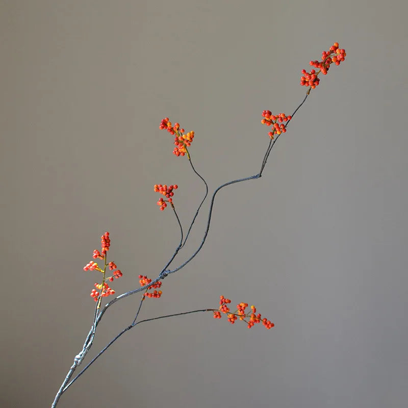 🌿 Chinesische Blumenarrangement-Zweig – Natürliche Eleganz für Zen-Dekoration
