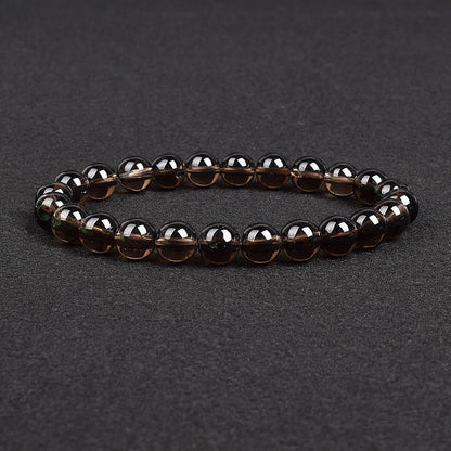 💎 Natürlicher Stein Perlen Armband – Apatit, Lapislazuli, Tigerauge &amp; Mehr (Unisex, 6–8mm Perlen)
