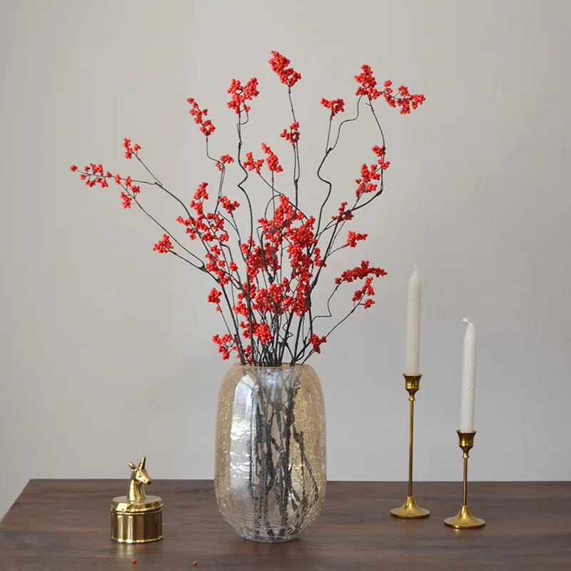 🌿 Chinesische Blumenarrangement-Zweig – Natürliche Eleganz für Zen-Dekoration