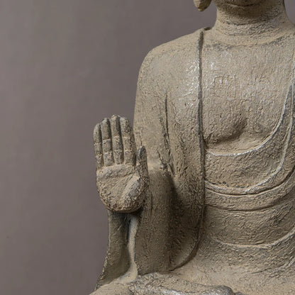 RAKKS Zen Buddha Statue – Resin Dekor für Zuhause &amp; Teeraum 🧘‍♂️