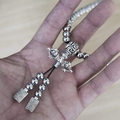 Edelstahl Buddha Perlen Halskette &amp; Gebetsarmband Set 🌿