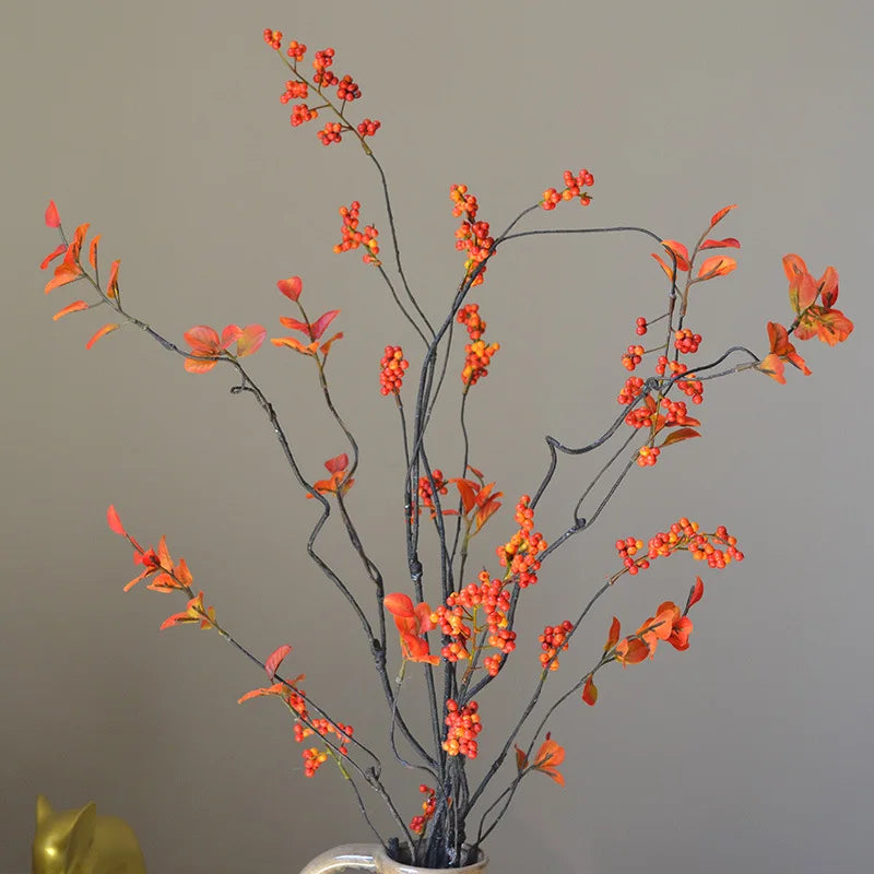 🌿 Chinesische Blumenarrangement-Zweig – Natürliche Eleganz für Zen-Dekoration