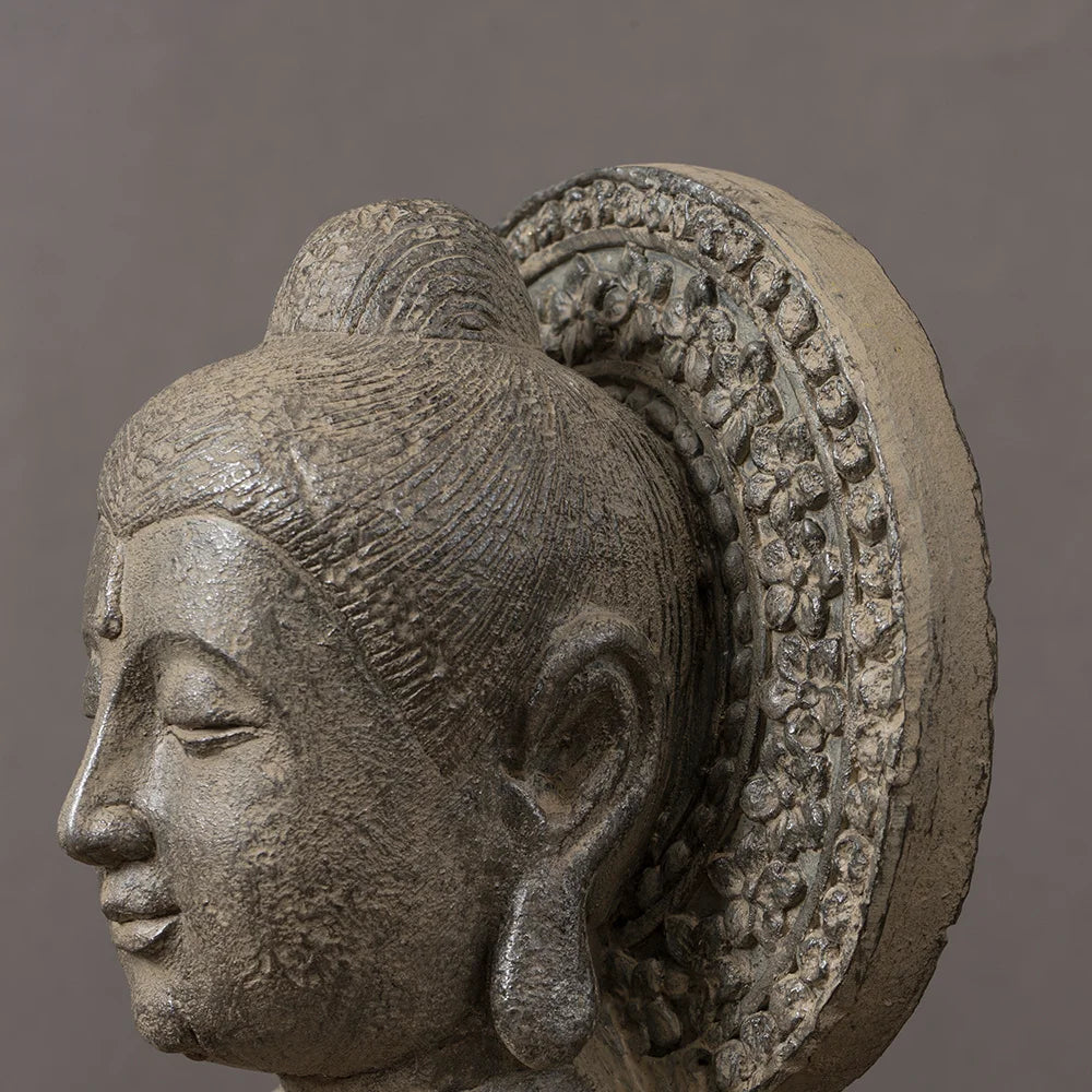 RAKKS Zen Buddha Statue – Resin Dekor für Zuhause &amp; Teeraum 🧘‍♂️