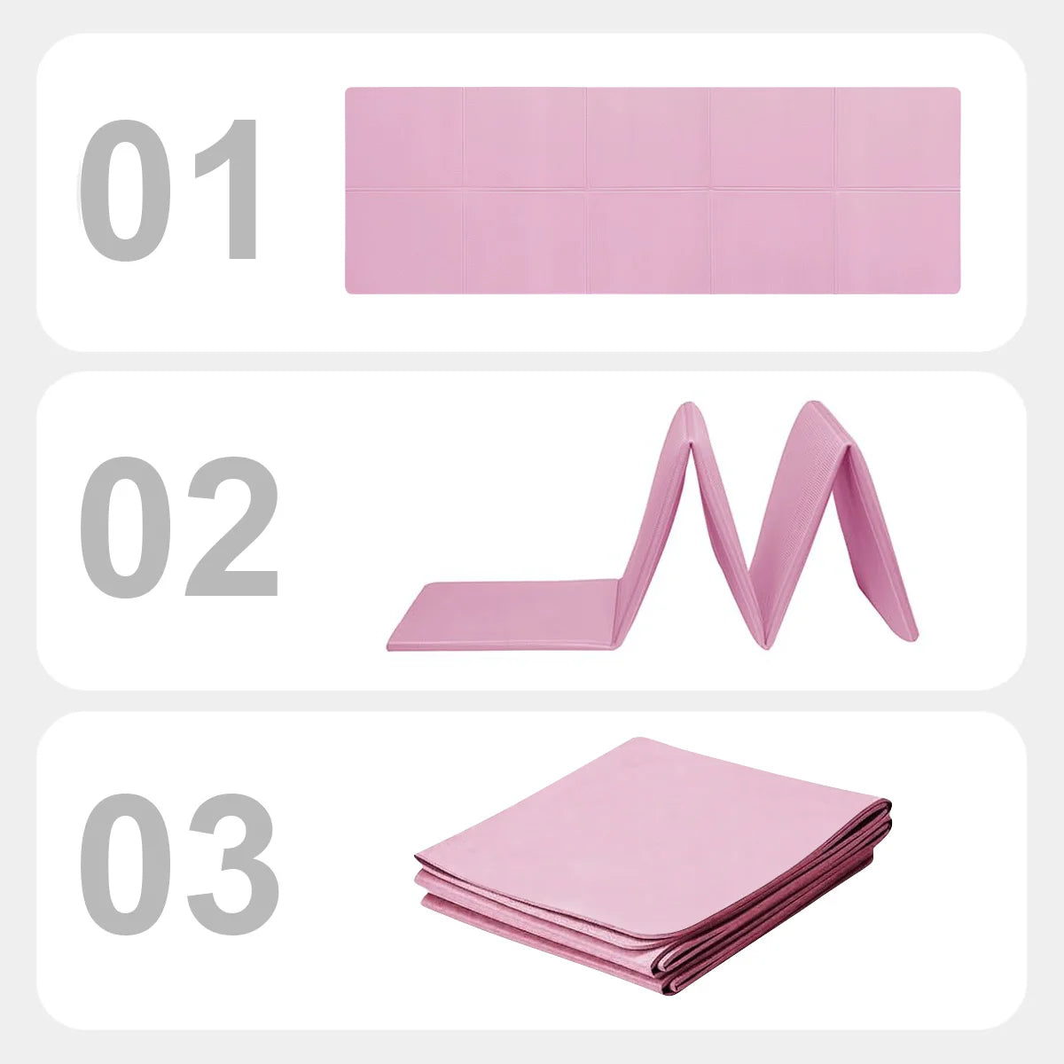 EVA Anti-Slip Yoga Mat – Lightweight &amp; Waterproof (173×61cm)