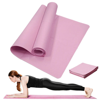EVA Anti-Slip Yoga Mat – Lightweight &amp; Waterproof (173×61cm)