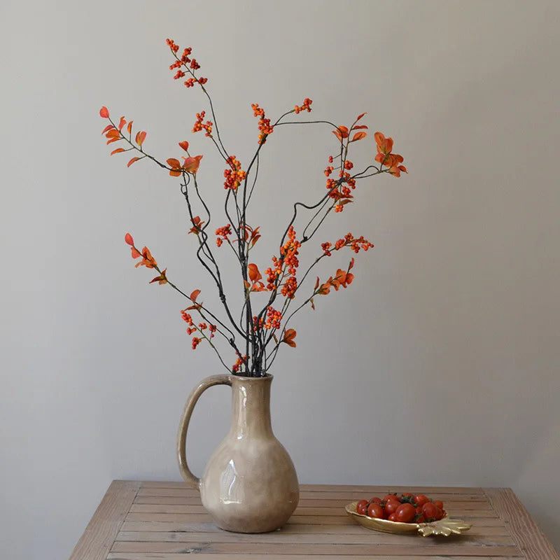 🌿 Chinesische Blumenarrangement-Zweig – Natürliche Eleganz für Zen-Dekoration